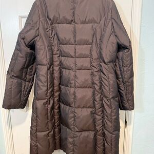 Michael Kors Dark Brown Puffer Jacket PL 45% down 55% waterfowl feathers *read